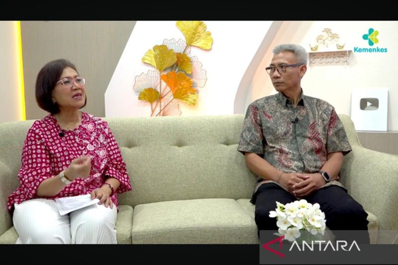 Tangkapan layar Direktur Pengelolaan Imunisasi Kementerian Kesehatan dr. Prima Yosephine, M.K.M dalam diskusi daring yang digelar Kementerian Kesehatan, Jumat (16/8/2024). ANTARA/Lifia Mawaddah Putri