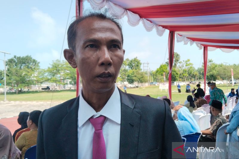 Kepala Dinas Ketahanan Pangan Kabupaten Mukomuko, Elxandi Utria Dharma di Mukomuko, Sabtu (17/8/2024). ANTARA/Ferri.
