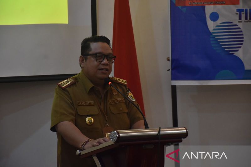 Kadis Tanaman Pangan dan Peternakan Sultra La Ode Muh.Rusdin Jaya. (Antara/Azis Senong)