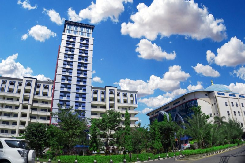 Gedung Universitas Muhammadiyah (Unismuh) Makassar.ANTARA/HO-Unismuh Makassar.
