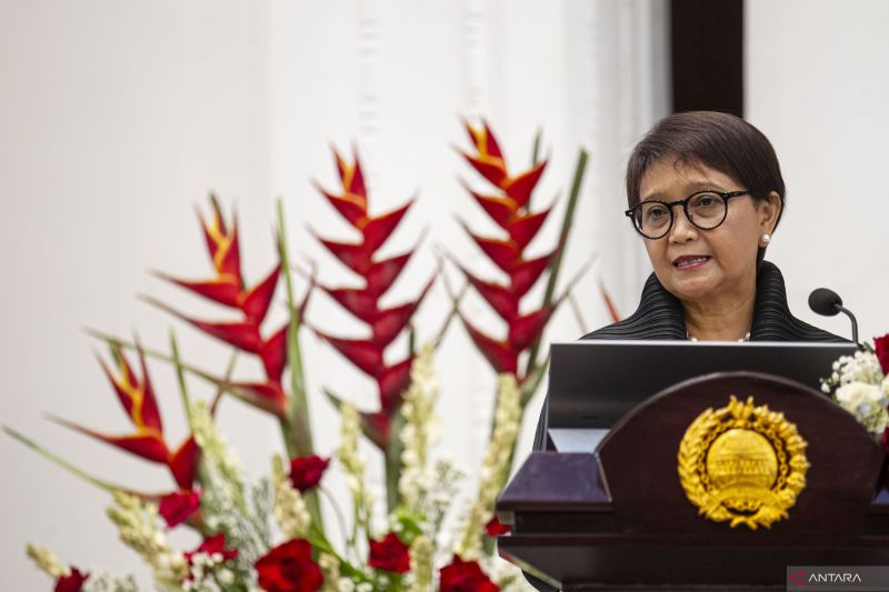 File - Foreign Minister Retno Marsudi. (ANTARA FOTO/Dhemas Reviyanto/rwa)