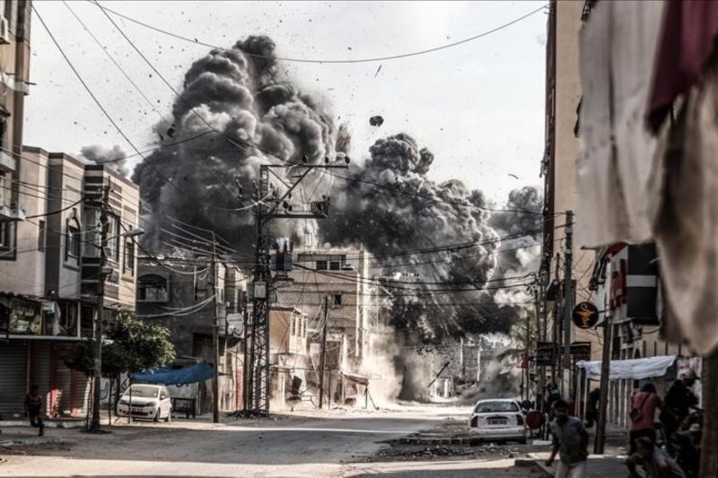 Serangan Israel di Jalur Gaza/ANTARA/Anadolu/PY
