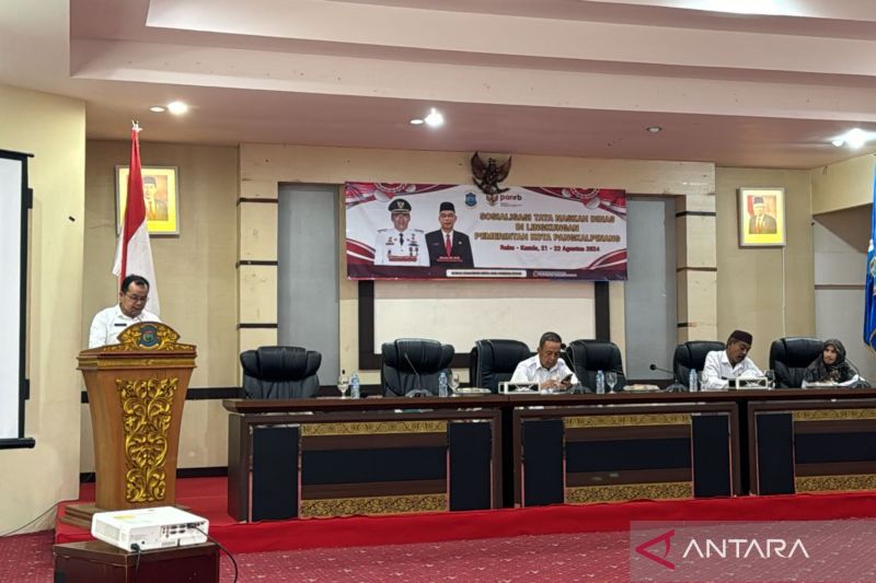 Pemkot Pangkalpinang menggelar kegiatan sosialisasi tata naskah dinas kepada para pegawai di lingkungan pemerintah kota setempat. (ANTARA/HO-Diskominfo Kota Pangkalpinang)