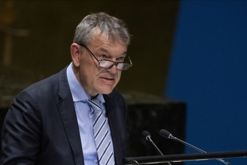 Komisaris Jenderal Badan Bantuan dan Pekerjaan PBB (UNRWA) untuk Pengungsi Palestina di Timur Dekat Philippe Lazzarini. (ANTARA/Anadolu)