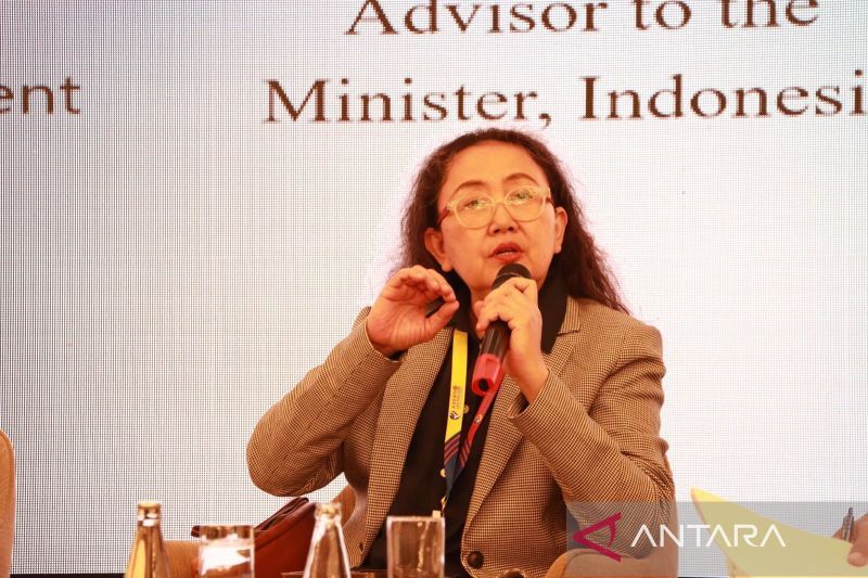 Staf Khusus Menteri Pemberdayaan Perempuan dan Perlindungan Anak Agung Putri Astrid saat menghadiri Pra KTT Pemimpin Perempuan ASEAN Ke-3, di Vientiane, Lao PDR. (ANTARA/HO-KemenPPPA)