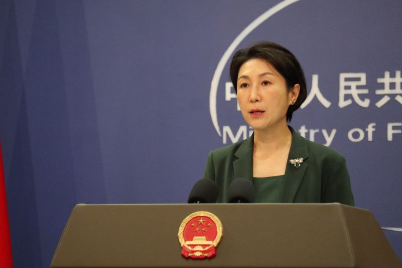 Juru Bicara Kementerian Luar Negeri Mao Ning (ANTARA/Desca Lidya Natalia)