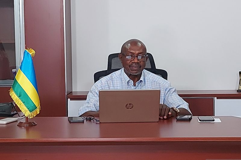 Ambassador of the Republic of Rwanda to Indonesia Sheikh Abdul Karim Harelimana (ANTARA/Katriana)