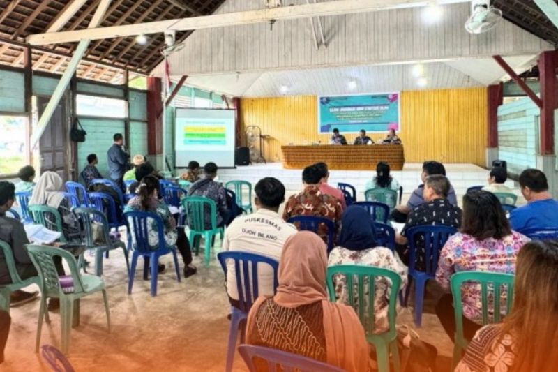 Konsultasi Publik II untuk Penyusunan KLHS RPJMD Mahulu di Ujoh Bilang, Kamis (22/8/2024) (ANTARA/HO Prokopim Mahulu)