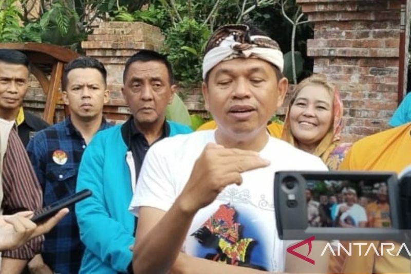 Bakal calon gubernur Jawa Barat Dedi Mulyadi. (ANTARA/Ali Khumaini)
