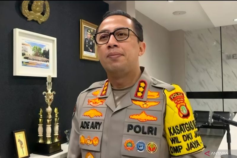 Kabid Humas Polda Metro Jaya Kombes Polisi Ade Ary Syam Indradi saat ditemui di Jakarta, Senin (26/8/2024). ANTARA/Ilham Kausar