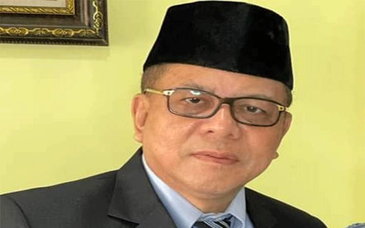 Ketua DPC Partai Gerindra Sukamara Ahmad Darsoni. (FOTO: NORHASANAH)