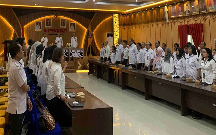 Entry Meeting Pengawasan Penyelenggaraan Pemerintah Daerah di Provinsi Kalteng, Rabu, 28 Agustus 2024. (FOTO: INSPEKTORAT KALTENG)