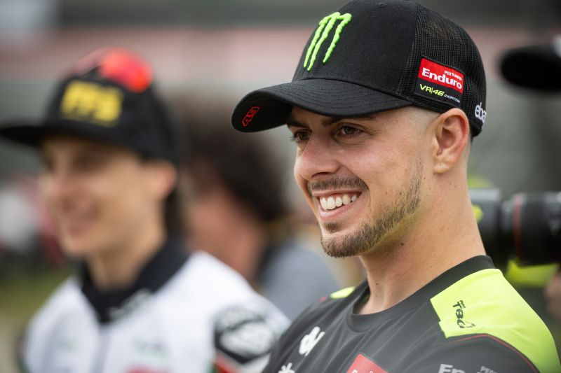 Pembalap Pertamina Endur VR46 Fabio Di Giannantonio. (ANTARA/HO/Pertamina Enduro VR46)