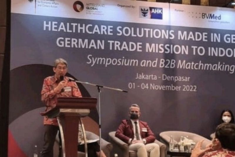 Ketua Umum Himpunan Pengembangan Ekosistem Alkes Indonesia (HIPELKI) Randy H. Teguh. (ANTARA/HO-HIPELKI)