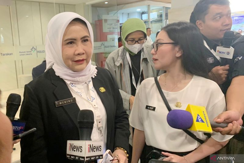 Wakil Direktur (Wadir) Pelayanan RSUD Tarakan, dr Weningtyas Purnomorini di Rumah Sakit Umum Daerah (RSUD) Tarakan, Gambir, Jakarta Pusat, Jumat (30/8/2024). ANTARA/Siti Nurhaliza
