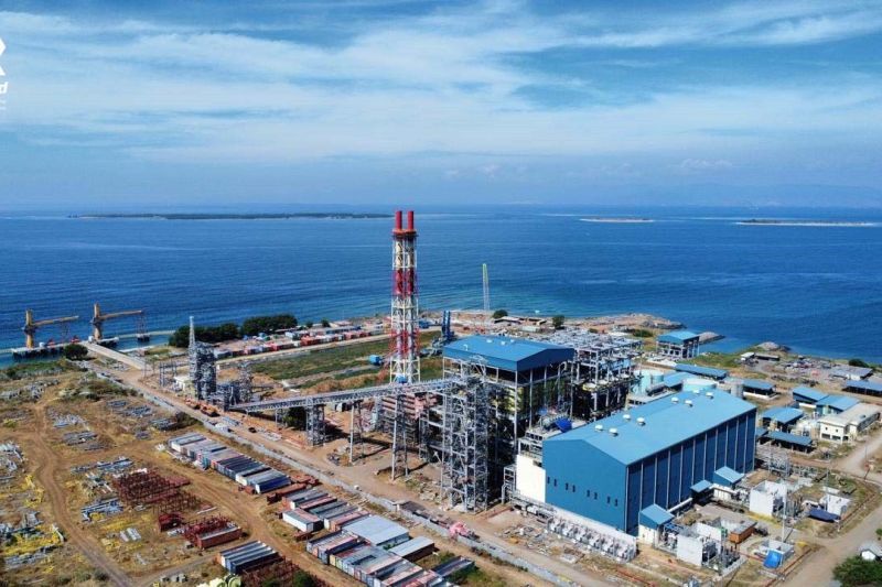 Arsip - Pembangunan proyek Pembangkit Listrik Tenaga Uap (PLTU) Lombok FTP-2 berkapasitas 2x50 megawatt (MW) di Lombok Timur, Nusa Tenggara Barat (NTB). ANTARA/HO-Rekind