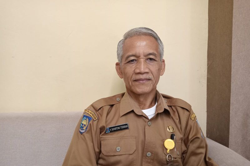 Kepala Dinas Pemuda dan Olahraga (Dispora) Kota Mataram, Suhartono Toemiran. (ANTARA/Nirkomala)