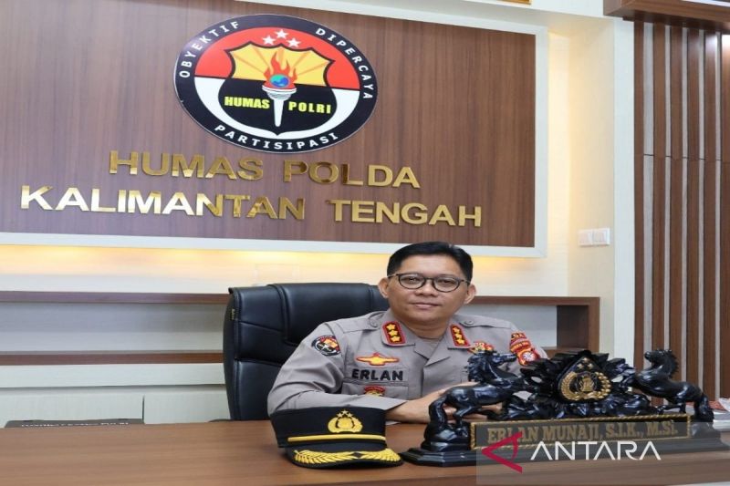Kabid Humas Polda Kalteng Kombes Pol Erlan Munaji. ANTARA/Adi Wibowo