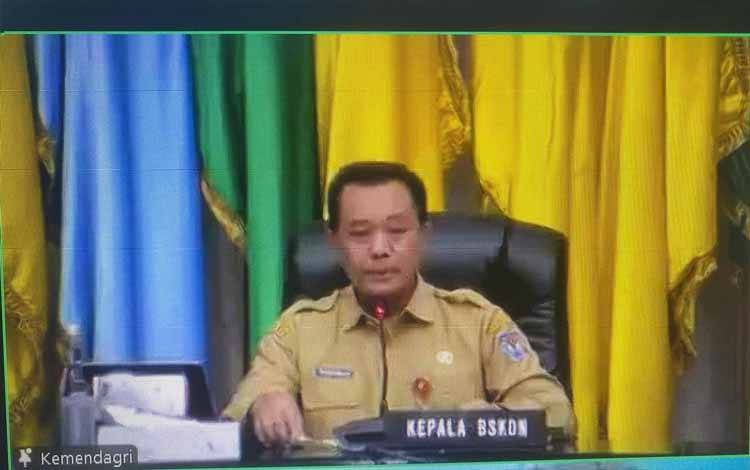 Kepala Badan Strategi Kebijakan Dalam Negeri (BSKDN) Kementerian Dalam Negeri Yusharto Huntoyungo. (FOTO:FERI)