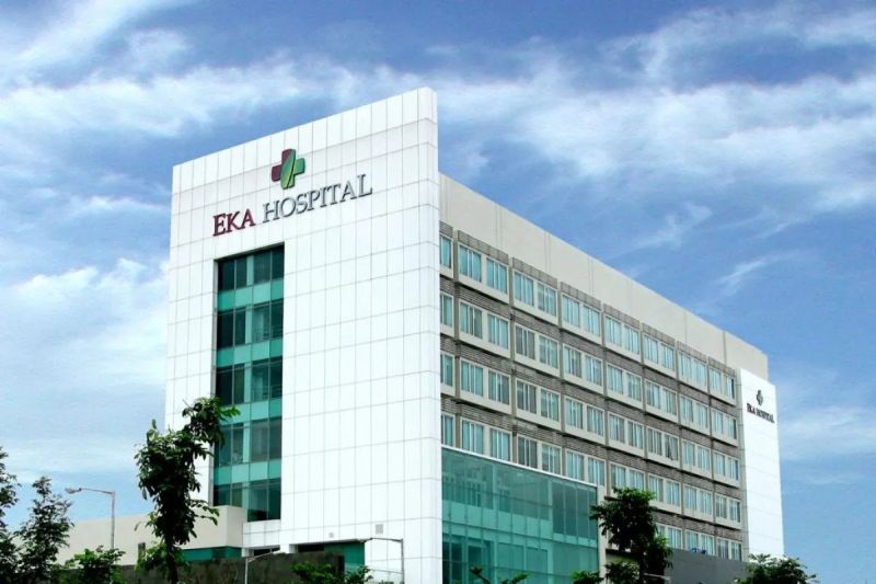 Gedung Eka Hospital BSD di Tangerang Selatan Banten. ANTARA/HO-Eka Hospital