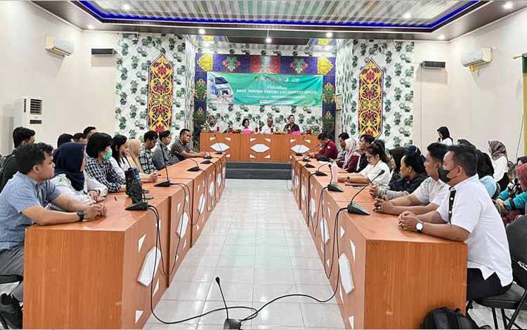 Pelatihan BTCLS bagi puskesmas se Barito Utara di aula Dinas Kesehatan Barito Utara, Rabu 4 September 2024.(foto: Dhani)