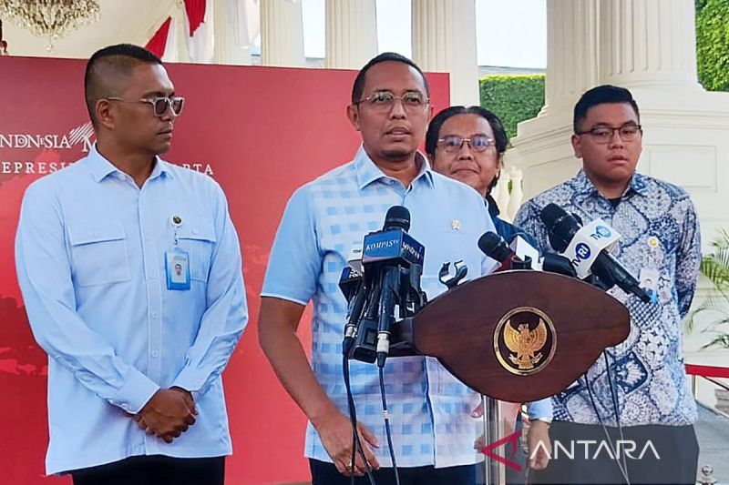 Kepala Kantor Komunikasi Kepresidenan/Presidential Communication Office (PCO) Hasan Nasbi memberi keterangan pers di Istana Kepresidenan RI, Jakarta, Kamis (22/8/2024). ANTARA/Mentari Dwi Gayati/aa.