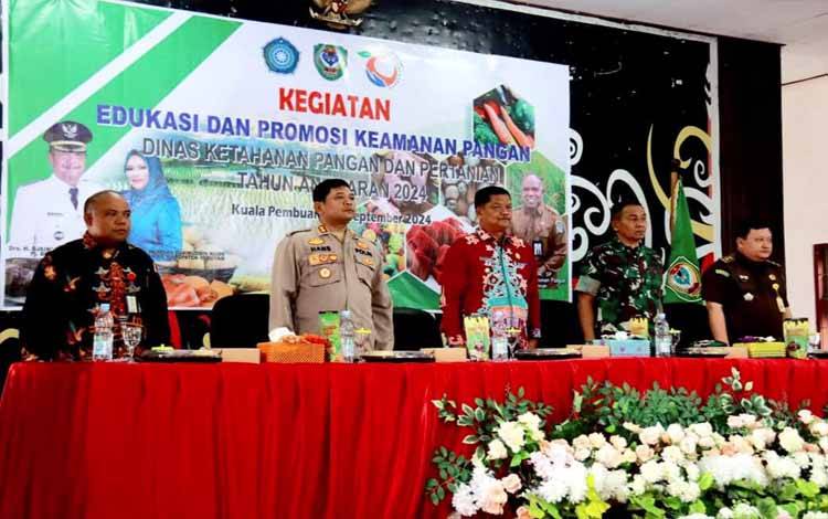 Pj Bupati Seruyan Djainuddin Noor didampingi Forkopimda membuka kegiatan, Kamis, 5 September?2024. (?Foto: Prokom Seruyan)