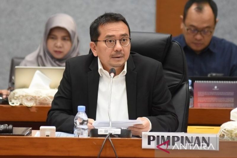 Ketua Komisi X DPR RI Syaiful Huda di Kompleks Parlemen Senayan, Jakarta, Kamis (2/3/2023). (ANTARA/Melalusa Susthira K./aa.)