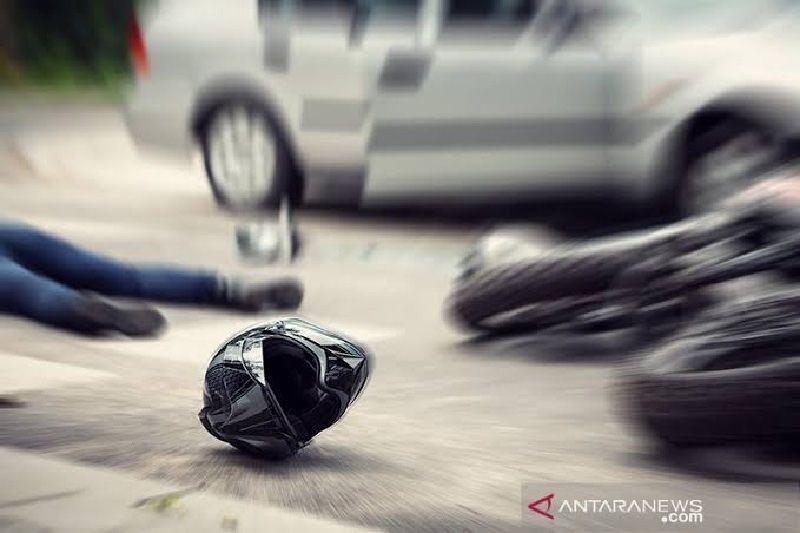 Ilustrasi kecelakaan sepeda motor. (ANTARA Aceh/HO)
