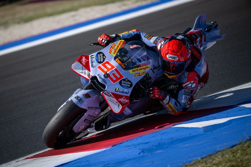 Pembalap Gresini Racing Federal Oil Marc Marquez (ANTARA/HO)