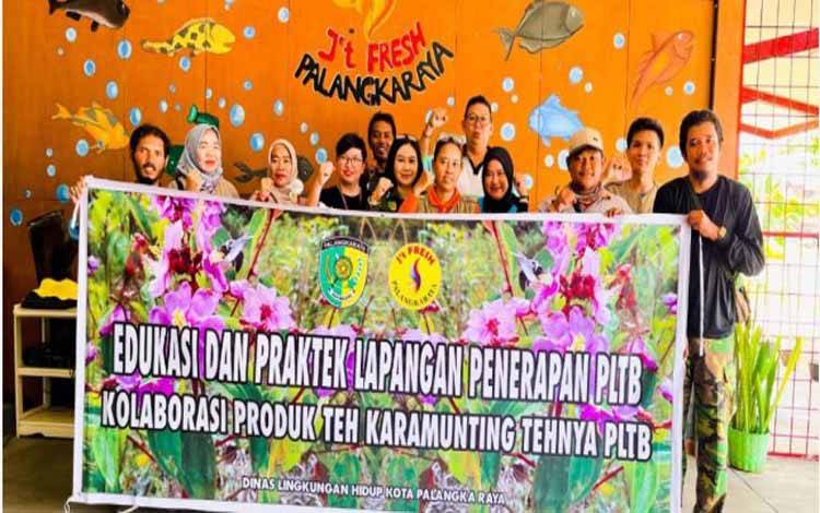 Sosialisasi dan Edukasi tentang PLTB oleh DLH Palangka Raya. (FOTO: HUMAS)
