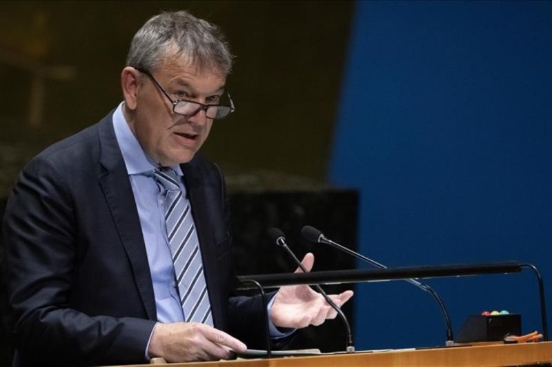 Kepala Badan PBB untuk Pengungsi Palestina (UNRWA) Philippe Lazzarini mengemukakan bahwa konvoi yang membawa kendaraan dan staf PBB yang ditahan oleh pasukan Israel di Gaza utara pada Senin (9/9/2024) akhirnya dibebaskan setelah ditahan beberapa jam. ANTARA/Anadolu/PY