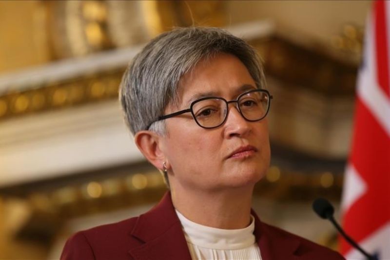 Menteri Luar Negeri Australia, Penny Wong mendesak Israel untuk menerima kesepakatan gencatan senjata yang didukung oleh Dewan Keamanan PBB di kawasan Gaza yang terkepung. /ANTARA/Anadolu/PY