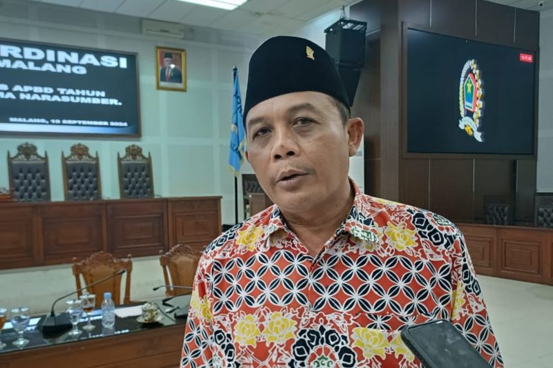 Pimpinan Sementara DPRD Kota Malang I Made Riandiana Kartika di Ruang Paripruna Gedung DPRD Kota Malang, Selasa (10/9/2024). ANTARA/HO-DPRD Kota Malang