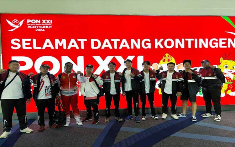 Foto bersama Tim esport Kalteng di PON XXI (Foto pribadi untuk Borneonews)