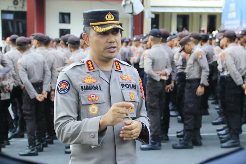 Kabid Humas Polda Malut, Kombespol Bambang Suharyono, Rabu (11/9/2024). ANTARA/Abdul Fatah (Abdul Fatah)