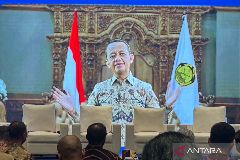 Energy and Mineral Resources Minister Bahlil Lahadalia delivering remarks at the opening of Leaders Forum: the Future of Indonesia's Energy in Jakarta on Wednesday (September 11, 2024). ANTARA/Maria Cicilia Galuh