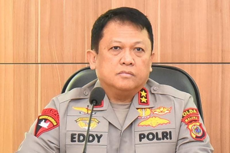 Kapolda Maluku Irjen Pol Eddy Sumitro Tambunan, di Ambon. (ANTARA/Winda Herman)