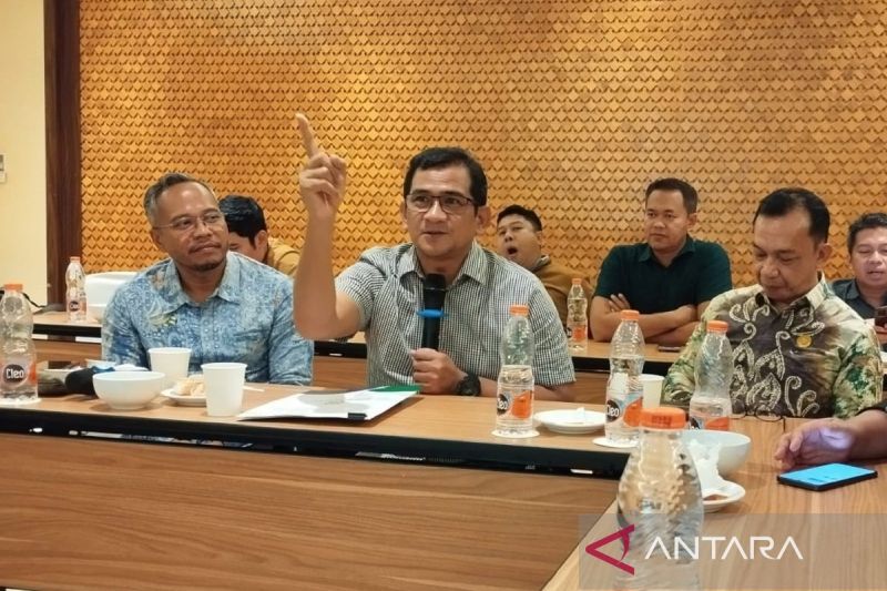 Deputi Direksi Wilayah VIII BPJS Kesehatan Nuim Mubaraq di Banjarmasin, Kalimantan Selatan. ANTARA/Rendhik Andika