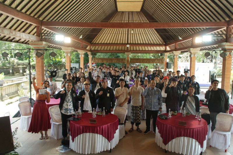 Desa Penglipuran di Kabupaten Bangli, Bali, terpilih menjadi lokasi penyelenggaraan Gathering Generasi Digital (GenDi) Revolusi Mental 2024. (ANTARA/ho/PMK)