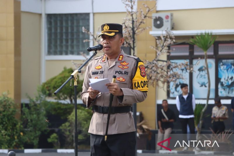 Kapolres OKU AKBP Imam Zamroni. (ANTARA/Edo Purmana)