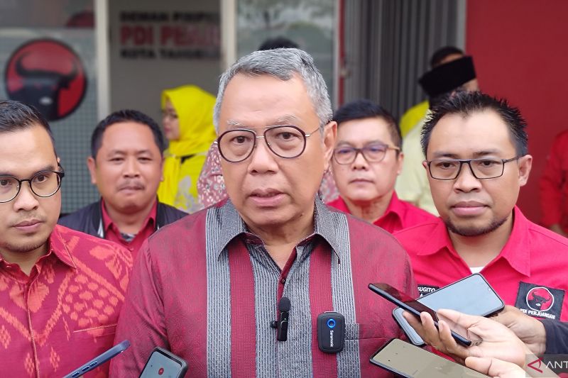Bakal calon kepala daerah Benyamin Davnie. ANTARA/Azmi Samsul Maarif