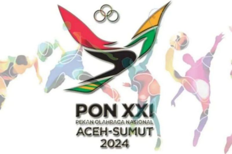 Logo Pekan Olahraga Nasional (PON) XXI 2024 yang digelar di Aceh dan Sumatra Utara pada 8-20 September 2024. (ANTARA/HO)