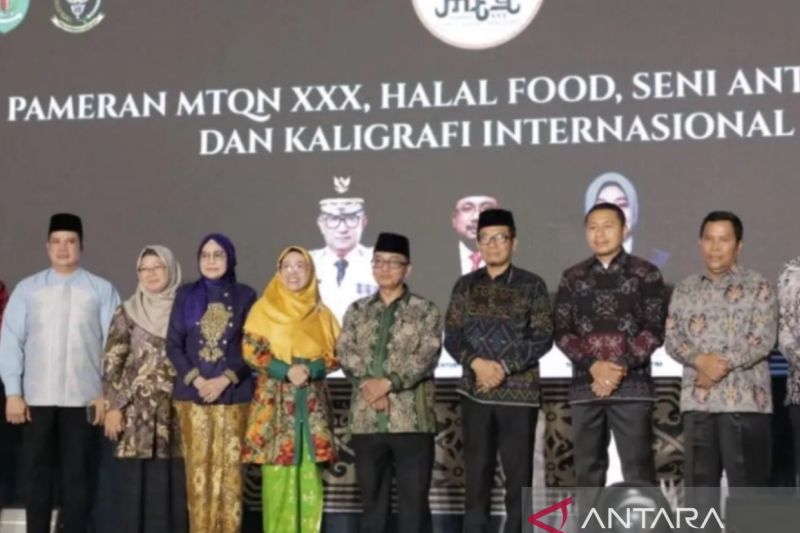 The closing ceremony of the 30th National Musabaqoh Tilawatil Quran (MTQ) exhibition. (ANTARA/Diskominfo Kaltim).