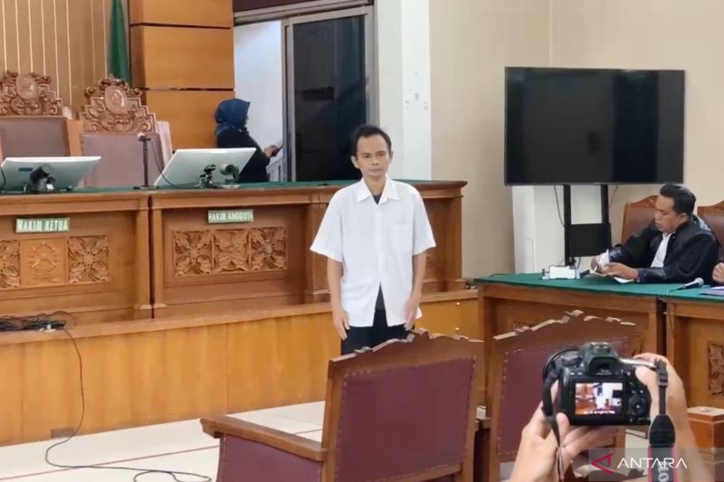 Pengadilan Negeri (PN) Jakarta Selatan memvonis vonis mati Darmansyah, seorang ayah yang membunuh empat anak kandungnya di Jagakarsa, Jakarta, Selasa (17/9/2024). ANTARA/Luthfia Miranda Putri