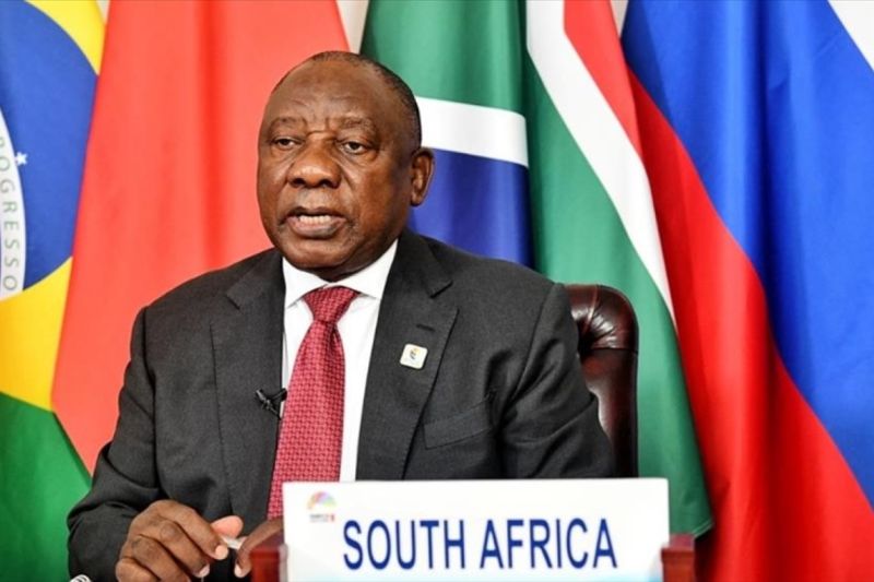 Presiden Afrika Selatan Cyril Ramaphosa. ANTARA/Anadolu/py