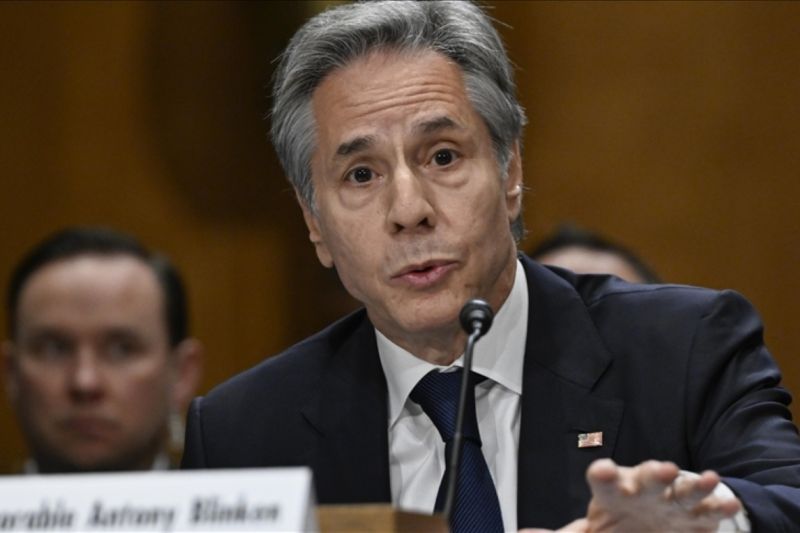 Menteri Luar Negeri Amerika Serikat (AS) Antony . /ANTARA/Anadolu/PY