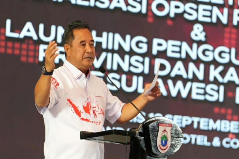 Penjabat Gubernur Sulbar Bahtiar Baharuddin. ANTARA/HO-Diskominfo Sulbar