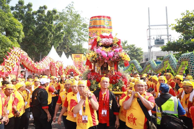 Ritual Gotong Toapekong yang dilaksanakan setiap 12 tahun, pada tahun ini kembali dilaksanakan di Kota Tangerang. (ANTARA/HO-Pemkot Tangerang)