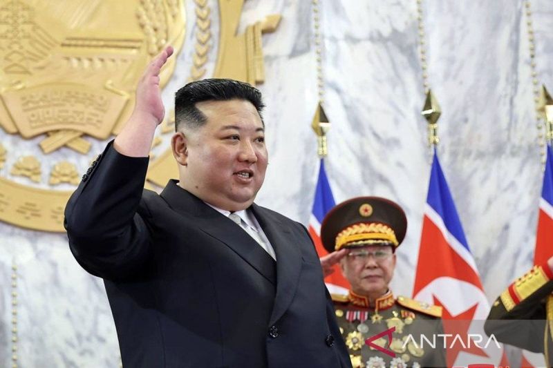 Arsip foto - Pemimpin Korea Utara Kim Jong Un. (ANTARA/KCNA via Xinhua/am.)